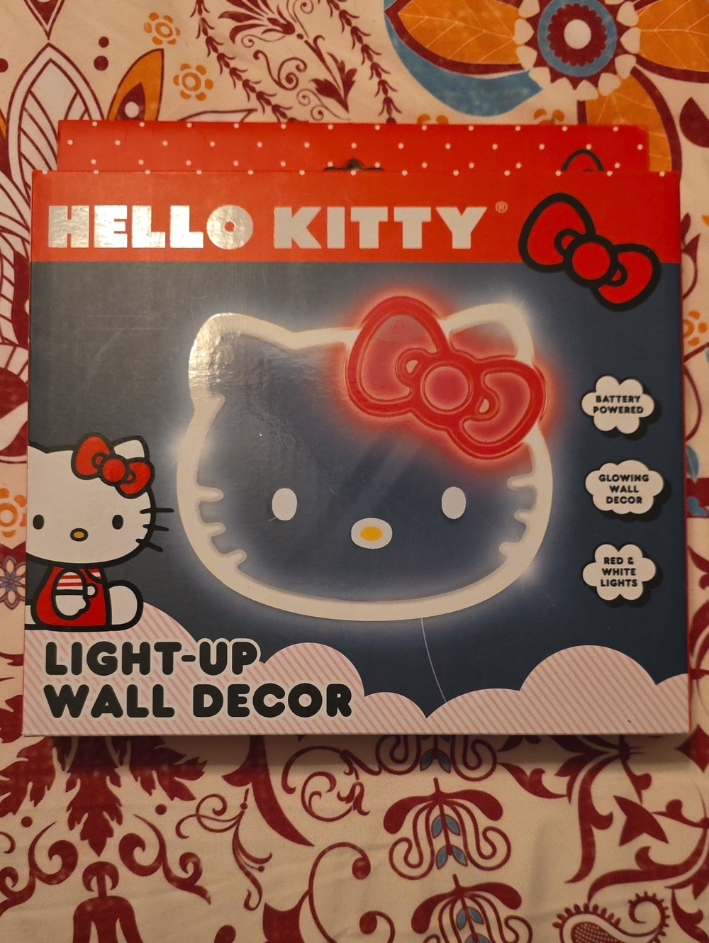 Hello Kitty Red & White Light-Up Wall Accent